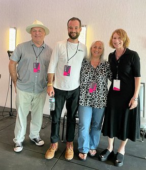Tara, Kim Bradley, & David Sanchez, Florida Book Award winners: General Fiction, Word of S Festival