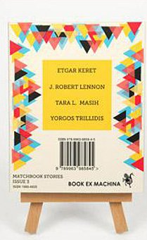 Matchbook Stories, tiny stories in a matchbox: Tara, Etgar Keret, J. R. Lennon, & Yorgos Trillidis